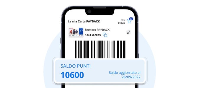 Accumula punti carta PAYBACK